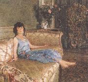 Edouard Vuillard Paris woman oil on canvas